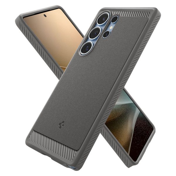 Samsung Galaxy S25 maciņš ar MagSafe Rugged Armor Mag - pelēks