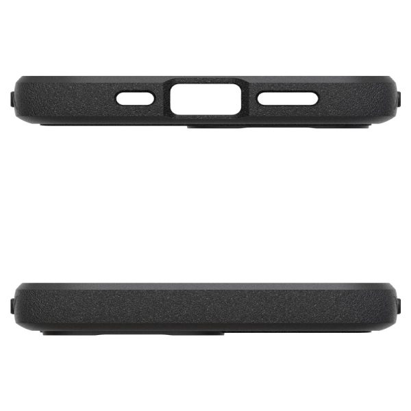 iPhone 16e Rugged Armor MagSafe vāciņš — melns