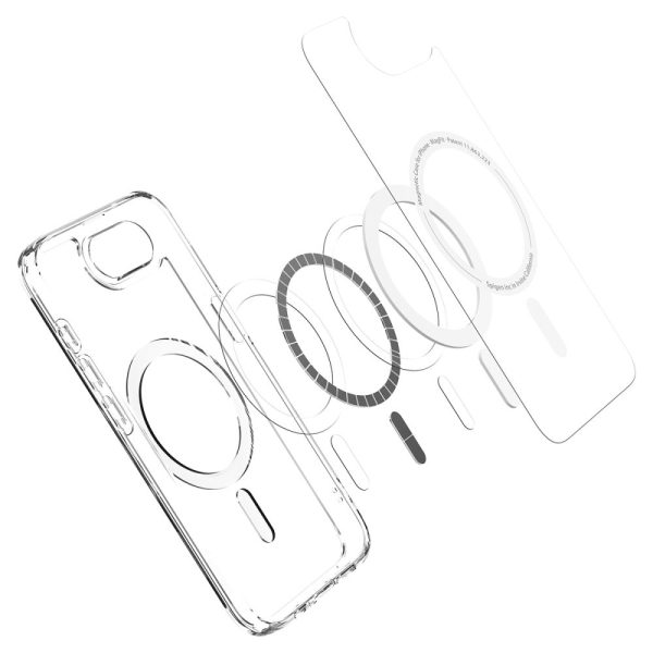 iPhone 16e Ultra Hybrid MagSafe vāciņš — caurspīdīgs