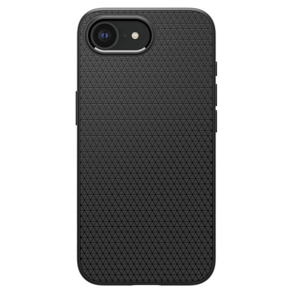 Spigen Liquid Air iPhone 16e aizsargvāciņš - matēti melns