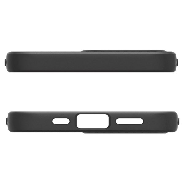 Spigen Liquid Air iPhone 16e aizsargvāciņš - matēti melns