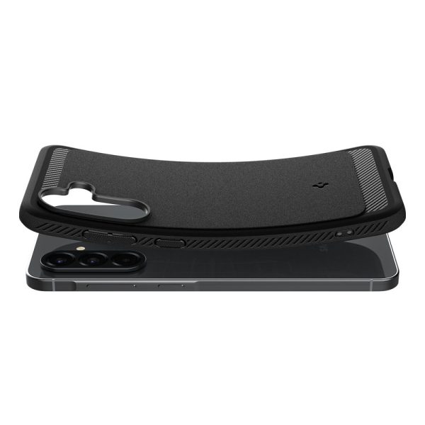 Samsung Galaxy A56 5G Rugged Armor aizsargvāciņš - melns
