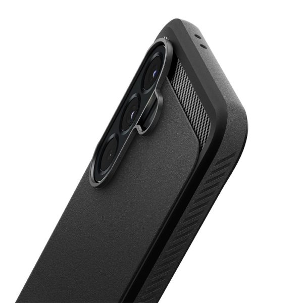 Samsung Galaxy A56 5G Rugged Armor aizsargvāciņš - melns