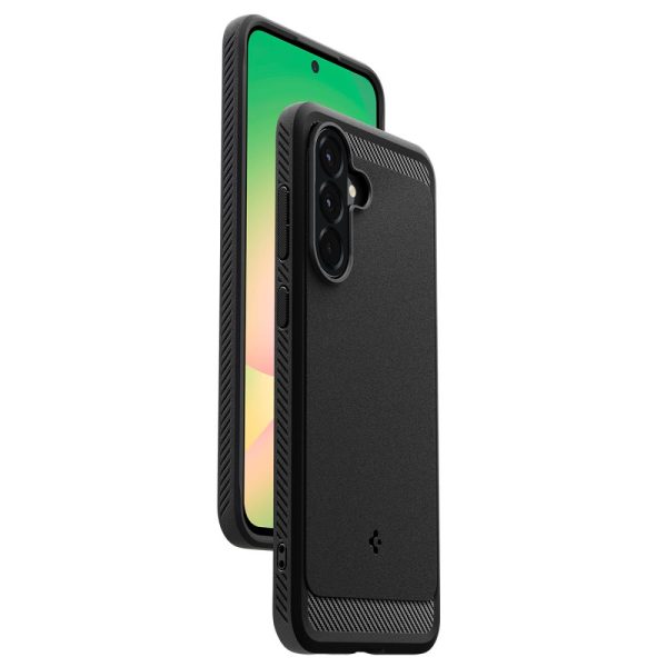 Samsung Galaxy A56 5G Rugged Armor aizsargvāciņš - melns
