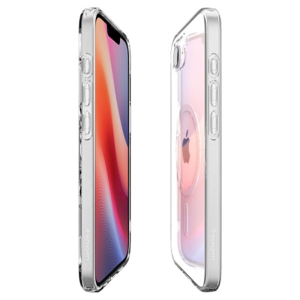 iPhone 16e vāciņš ar MagSafe šķidro kristālu aizsargapvalku — caurspīdīgs