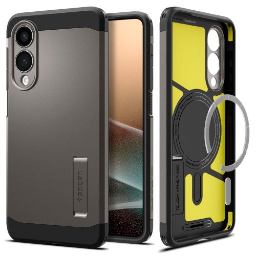 Samsung Galaxy S25 Edge Tough Armor MagSafe vāciņš - pelēks un melns