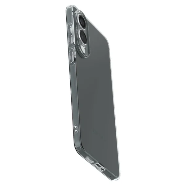 Samsung Galaxy S25 Edge Spigen šķidro kristālu maciņš - daļēji caurspīdīgs