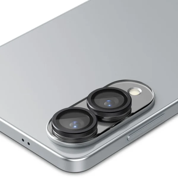 Samsung Galaxy S25 Edge kameras vāciņš, melns - 2 gab.