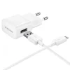 Samsung USB-A 8W sienas lādētājs ar MicroUSB kabeli - balts