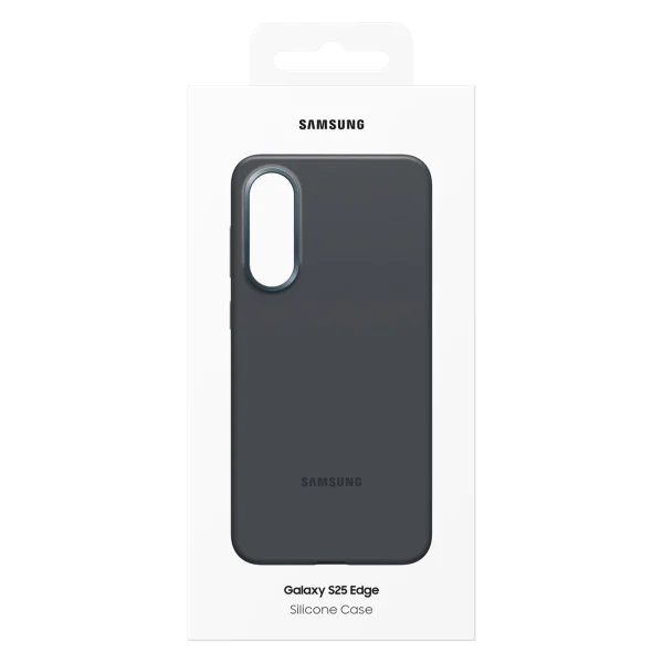 Samsung Galaxy S25 Edge silikona vāciņš - melns