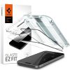 Rūdīta stikla ekrāna aizsargs iPhone 15 Plus Glas.tR EZ Fit FC - melns 2 gab.