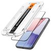 Rūdīta stikla ekrāna aizsargs iPhone 15 Plus Glas.tR EZ Fit FC - melns 2 gab.