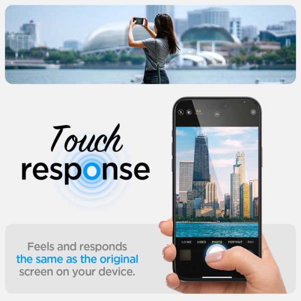 Glas.tR EZ Fit FC rūdīta stikla ekrāna aizsargs iPhone 15 - melns
