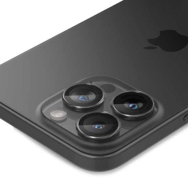 iPhone 15 Pro / 15 Pro Max / 16 Pro / 16 Pro Max kameras aizsargapvalks Glas.tR EZ Fit Optik Pro - 2 gab.