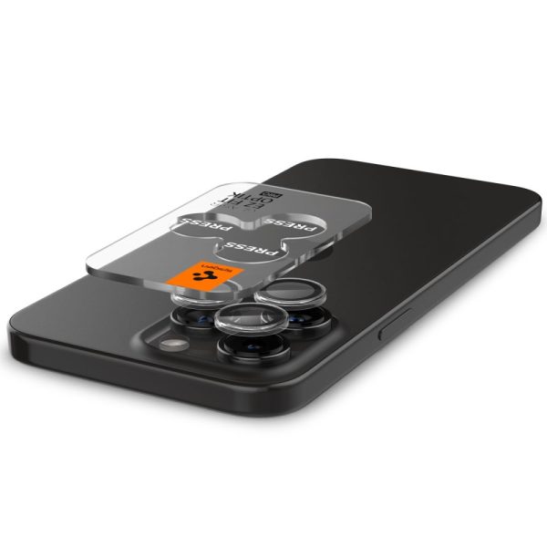 iPhone 15 Pro / 15 Pro Max / 16 Pro / 16 Pro Max kameras aizsargapvalks Glas.tR EZ Fit Optik Pro - 2 gab.
