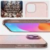 Šķidro kristālu mirdzošs iPhone 15 Plus vāciņš - rozā caurspīdīgs