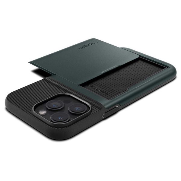 iPhone 15 Pro Slim Armor CS vāciņš — tumši zaļš