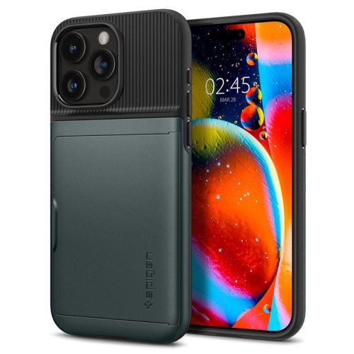 iPhone 15 Pro Max Slim Armor CS vāciņš - tumši zaļš