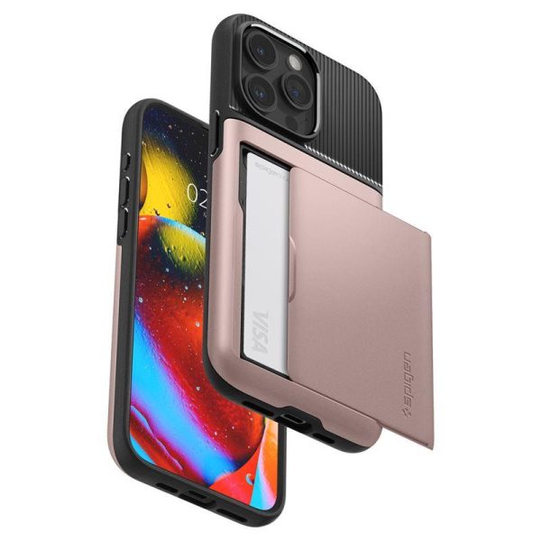 iPhone 15 Pro plāns bruņu maciņš CS — rozā