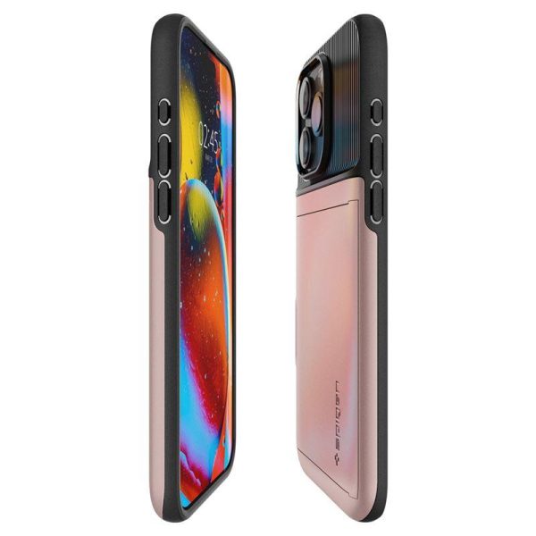 iPhone 15 Pro plāns bruņu maciņš CS — rozā