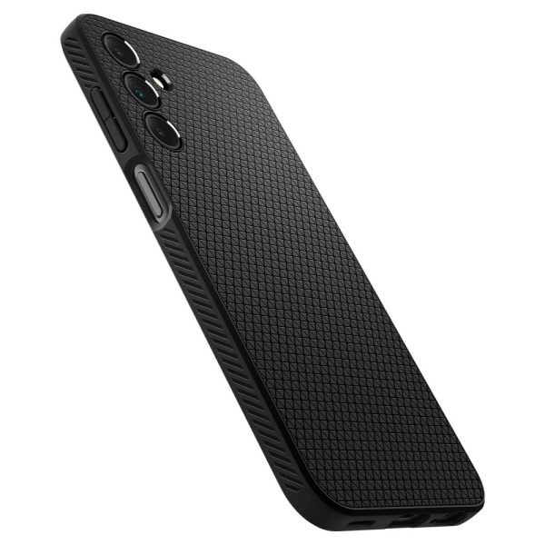 Samsung Galaxy A15 4G / 5G Liquid Air maciņš - matēti melns