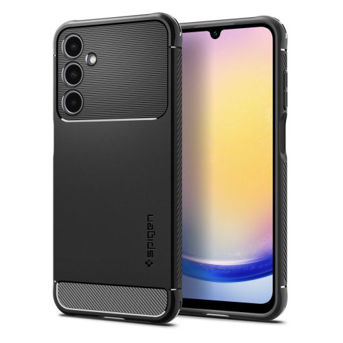 Samsung Galaxy A25 5G Rugged Armor maciņš - matēti melns