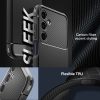 Samsung Galaxy A25 5G Rugged Armor maciņš - matēti melns