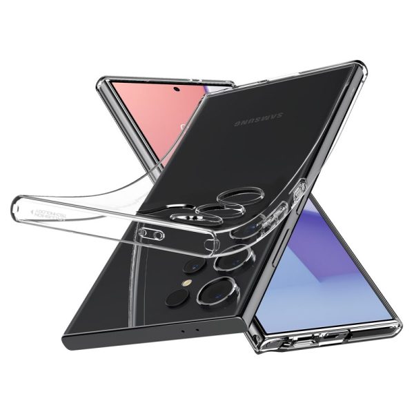 Aizsargvāciņš Samsung Galaxy S24 Ultra Liquid Crystal - caurspīdīgs