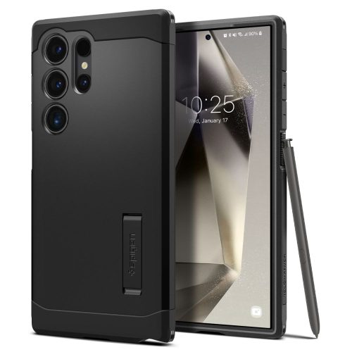 Samsung Galaxy S24 īpaši izturīgs bruņu aizsargmaciņš - melns