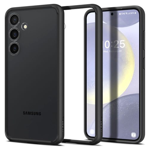 Vāciņš Samsung Galaxy S24+ Ultra Hybrid tālrunim - matēti melns