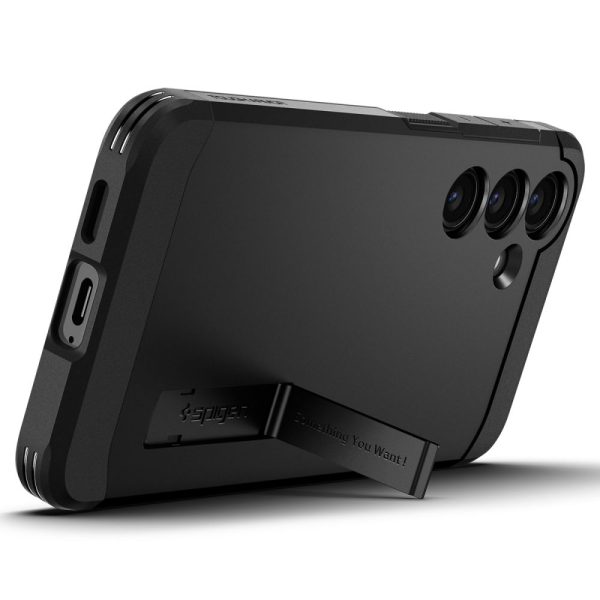 Samsung Galaxy S24+ izturīgais bruņu maciņš - melns