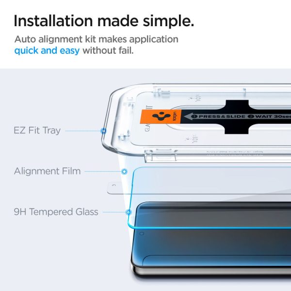 Rūdīts stikls Samsung Galaxy S24+ Glas.tR EZ Fit - 2 gab.