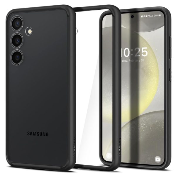 Samsung Galaxy S24 Ultra Hybrid aizmugurējais vāciņš - matēti melns