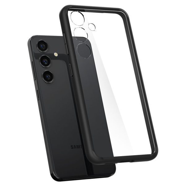 Samsung Galaxy S24 Ultra Hybrid aizmugurējais vāciņš - matēti melns