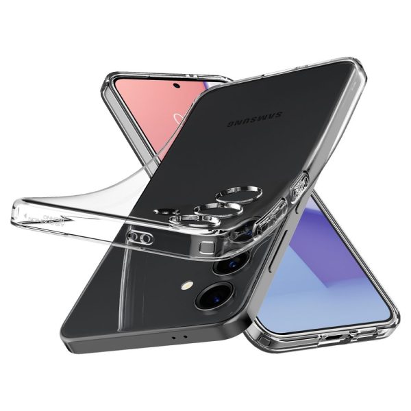 Šķidro kristālu aizsargvāciņš Samsung Galaxy S24+ tālrunim - caurspīdīgs