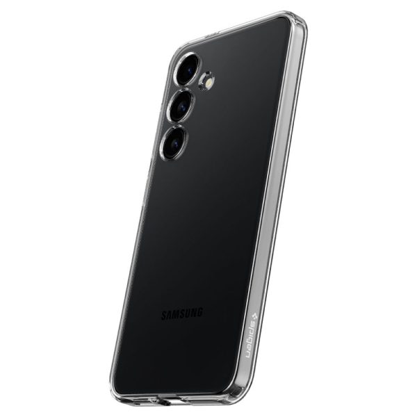 Šķidro kristālu aizsargvāciņš Samsung Galaxy S24+ tālrunim - caurspīdīgs