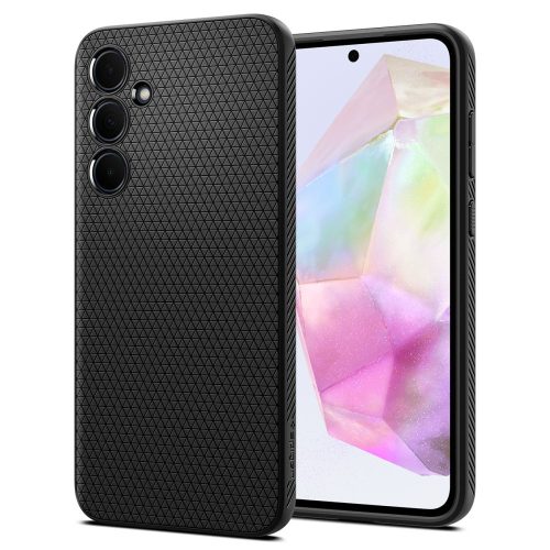 Aizsargvāciņš Samsung Galaxy A35 5G Liquid Air - matēti melns