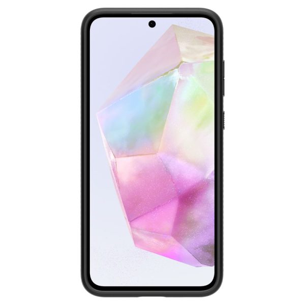 Aizsargvāciņš Samsung Galaxy A35 5G Liquid Air - matēti melns