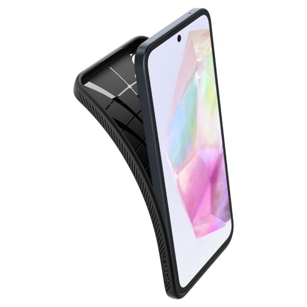 Aizsargvāciņš Samsung Galaxy A35 5G Liquid Air - matēti melns