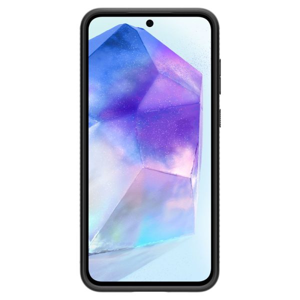 Aizsargvāciņš Samsung Galaxy A55 5G Liquid Air - matēti melns