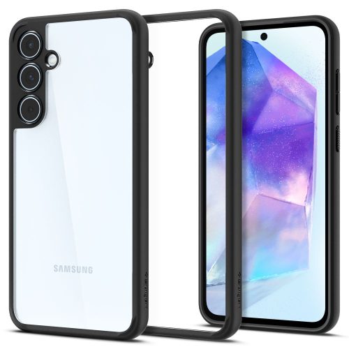 Samsung Galaxy A55 5G Ultra Hybrid aizmugurējais vāciņš - matēti melns