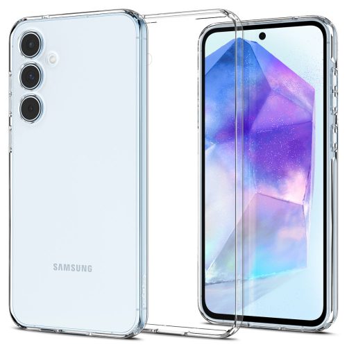Samsung Galaxy A55 5G šķidro kristālu aizmugurējais vāciņš - caurspīdīgs