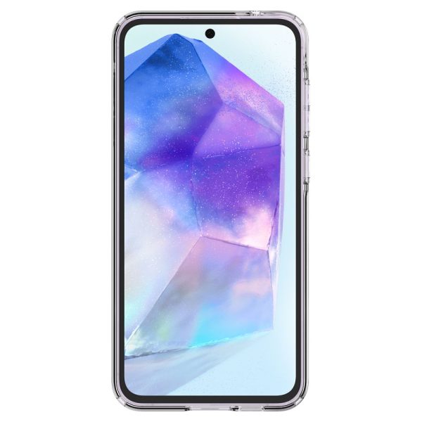 Samsung Galaxy A55 5G šķidro kristālu aizmugurējais vāciņš - caurspīdīgs