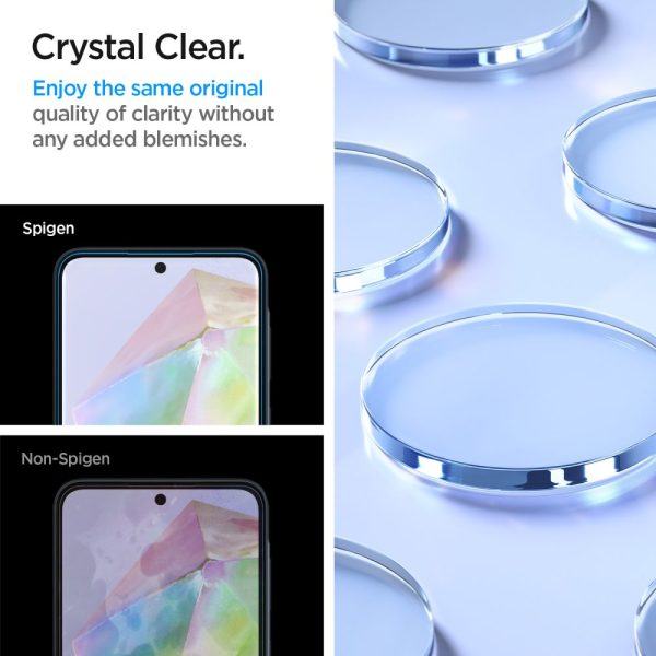 Rūdīts stikls ar montāžas rāmi priekš Samsung Galaxy A35 Glas tR AlignMaster - 2 gab.