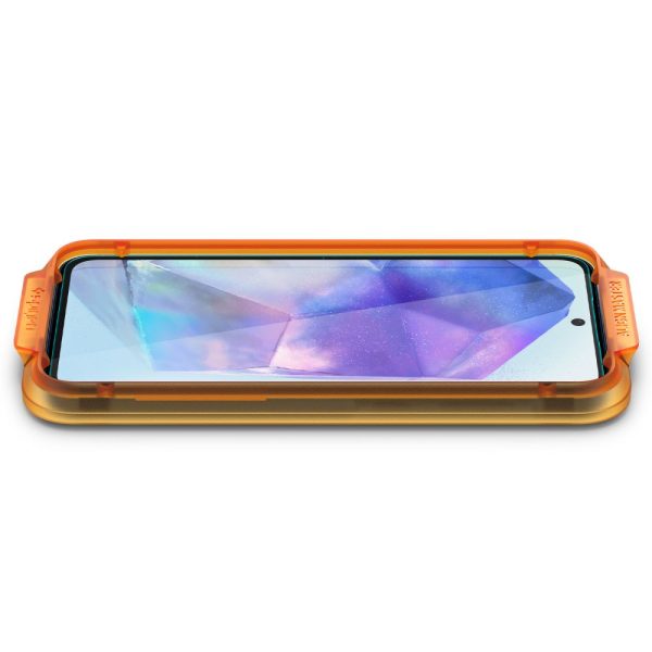 Rūdīts stikls ar montāžas rāmi priekš Samsung Galaxy A55 Glas tR AlignMaster - 2 gab.