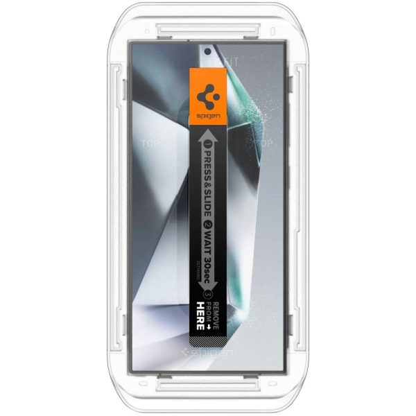 Aizsargstikls Samsung Galaxy S24 Ultra Glas.tR EZ Fit Privacy ekrānam - 2 gab.