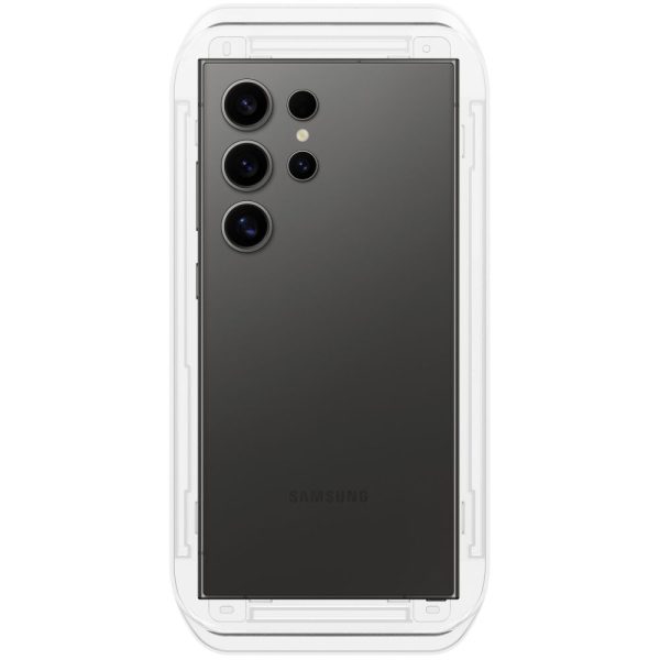 Aizsargstikls Samsung Galaxy S24 Ultra Glas.tR EZ Fit Privacy ekrānam - 2 gab.