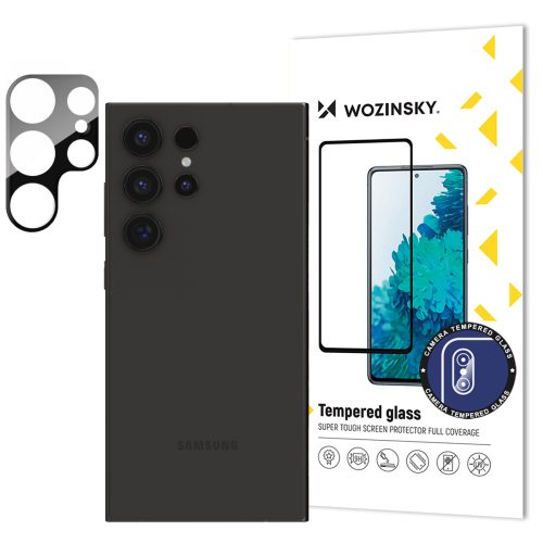 9H rūdīts stikls Samsung Galaxy S24 Ultra kamerai, pilns kameras stikls