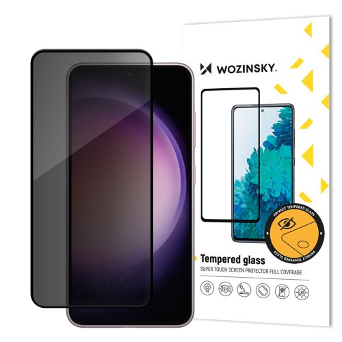 Rūdīts aizsargstikls Samsung Galaxy S24+ tālrunim ar pretspiegu filtru un privātuma aizsardzību