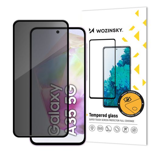Rūdīts aizsargstikls Samsung Galaxy A35 ar pretspiegu filtru (Privacy Glass)